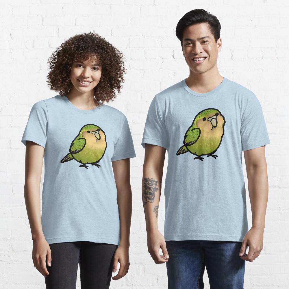 Vista previa del artículo con la obra «Camiseta esencial», diseñado y vendido por birdhism.