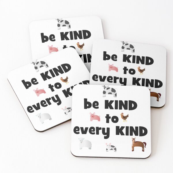 Item preview, Vegan Gift Be Kind to every Kind Animals Unisex T-Shirt Veganism designed and sold by LusterCraft.