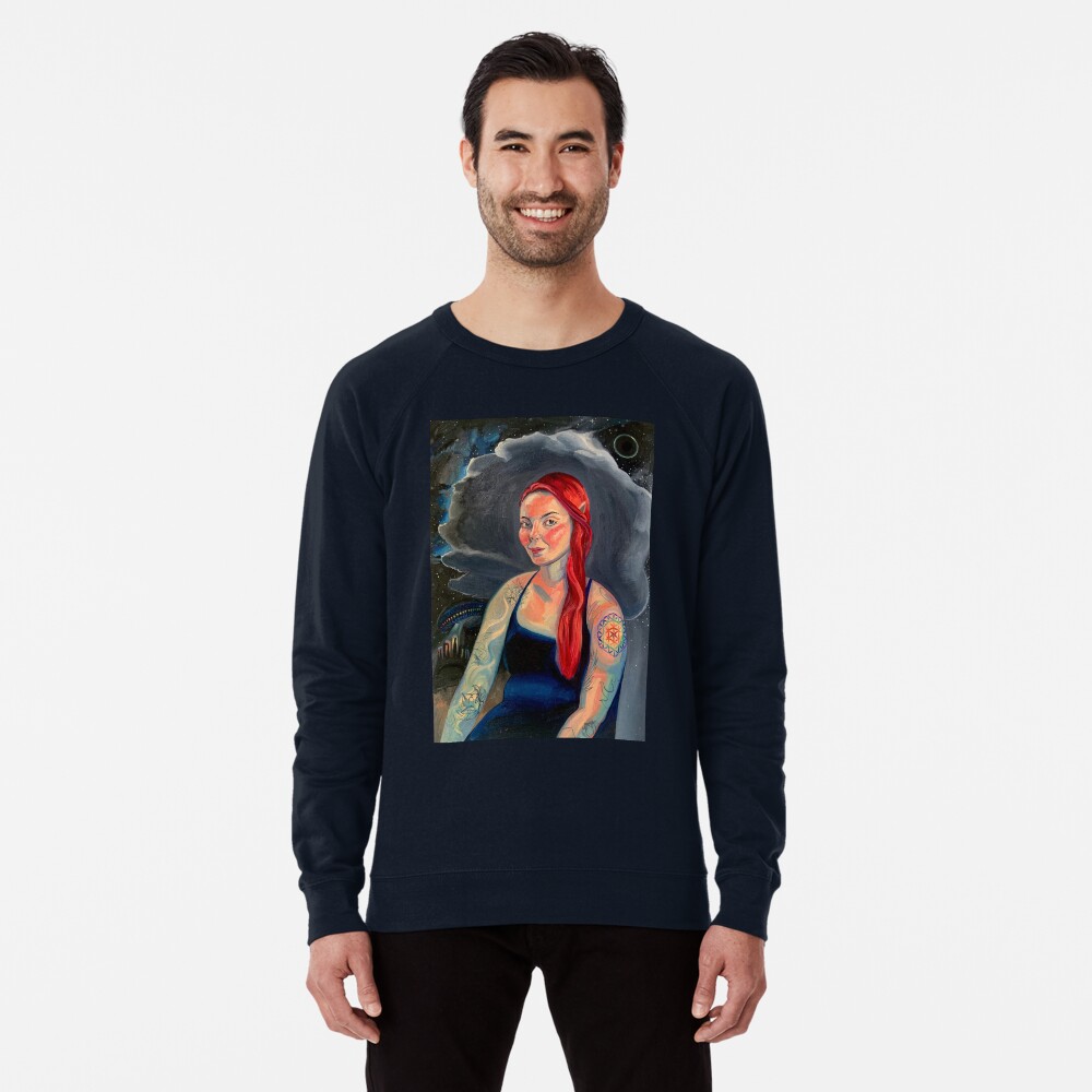 Item preview, Lightweight Sweatshirt designed and sold by BlueStarseed.
