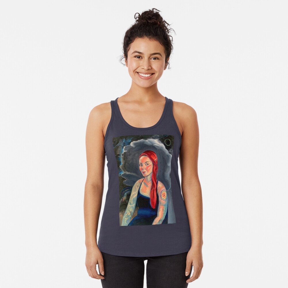 Item preview, Racerback Tank Top designed and sold by BlueStarseed.