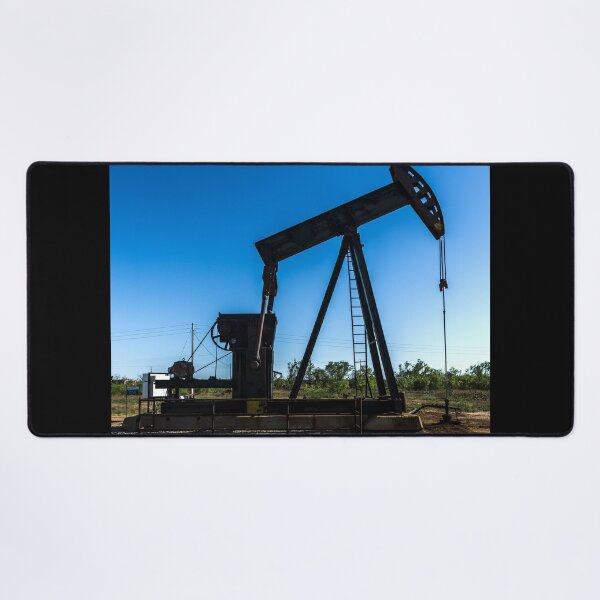 Item preview, A pumpjack, sometimes called a "grasshopper" oil pump because of its appearance, on the outskirts of Electra, a small city in Wichita County, Texas designed and sold by OrcaNature.