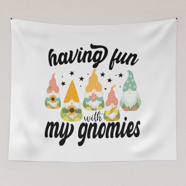 Item preview, having fun with my gnomes for holiday funny and cute design  designed and sold by mydreamcatcher.
