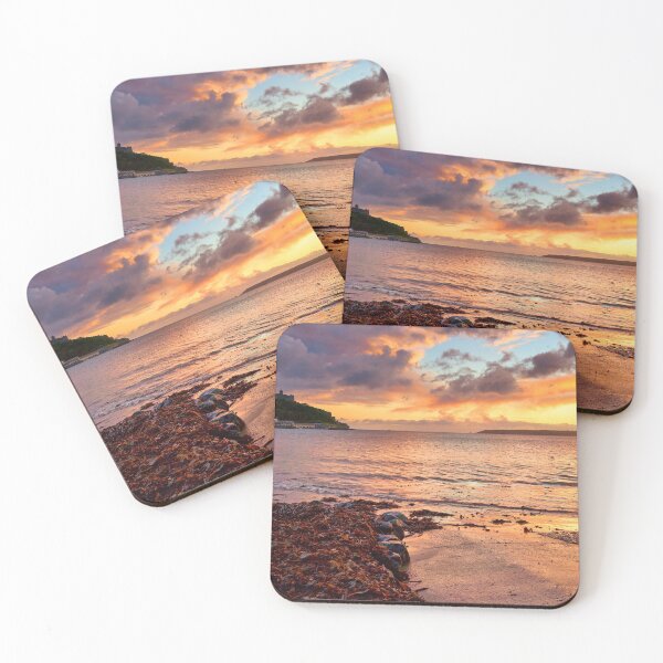 Item preview, Winter Sunset over St Michael's, Marazion, Cornwall designed and sold by VnGphoto.