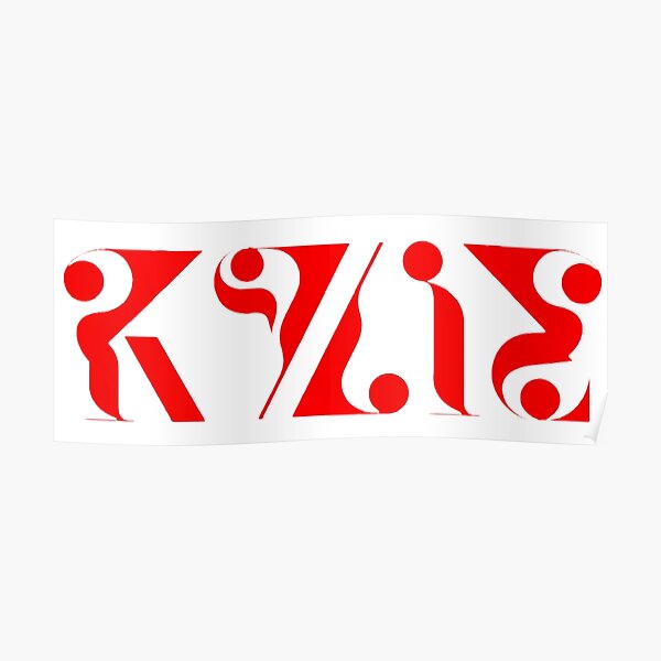 "Kylie Christmas Logo" Poster for Sale by alltallshade Redbubble