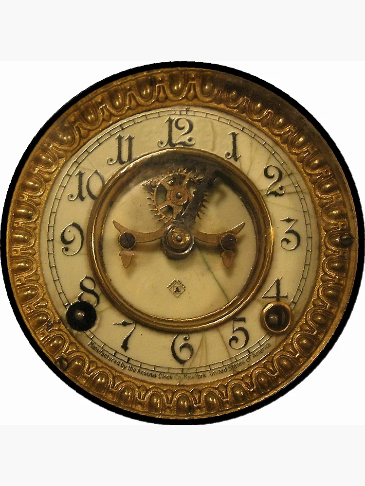 An Antique Enamelled Brass Clock Face With Modern Quartz Movement C1880  Dublin -  Canada