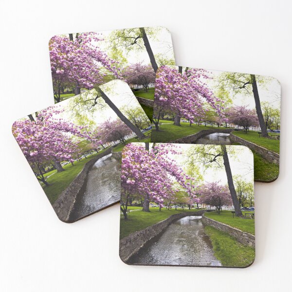Item preview, A small canal at the Berkeley Springs Resort in Berkeley Springs, West Virginia designed and sold by OrcaNature.