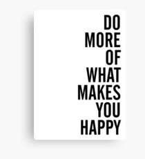 DO MORE Canvas Print