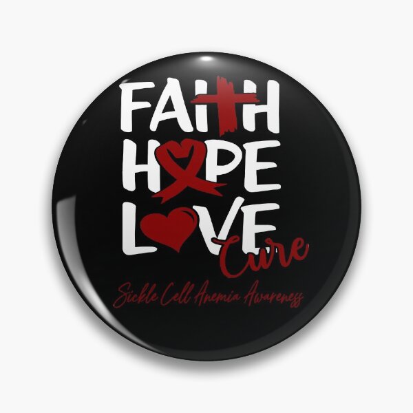 Item preview, Faith Hope Love Cure Sickle Cell Anemia Awareness designed and sold by Grooffos.