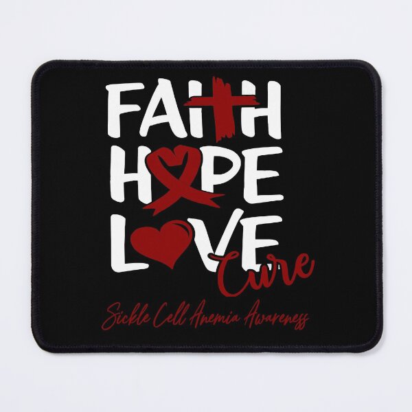 Item preview, Faith Hope Love Cure Sickle Cell Anemia Awareness designed and sold by Grooffos.