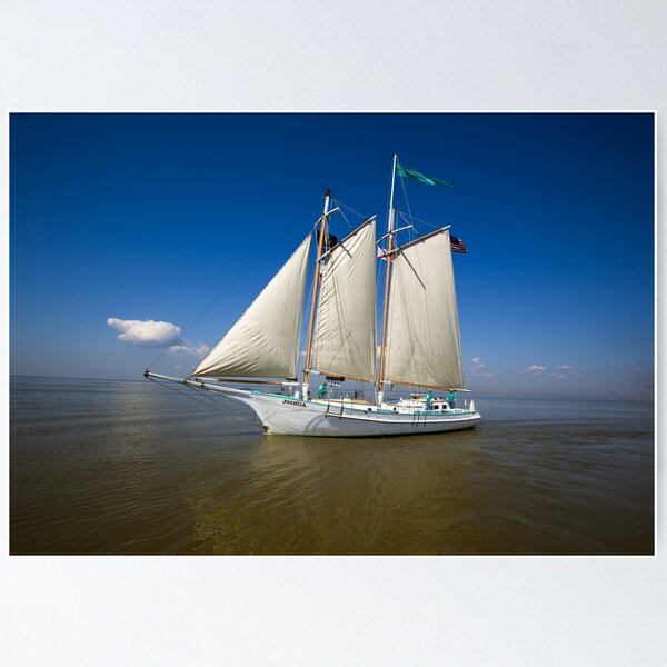 Item preview, Joshua is a classic 72' wooden schooner sailing on Mobile Bay, Alabama designed and sold by OrcaNature.