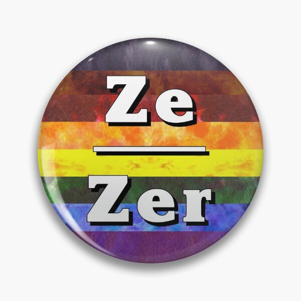 Item preview, Ze-Zir Pronouns: Inclusive designed and sold by TigerTorreArt.