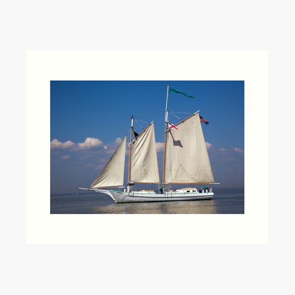 Item preview, Schooner "Joshua" sailing on Mobile Bay, Alabama designed and sold by OrcaNature.