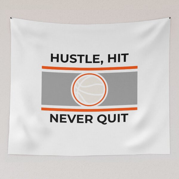 Item preview, Hustle, Hit, Never Quit designed and sold by Sunset-1.