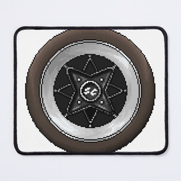 Item preview, Black Eight Point Star Wheel designed and sold by SChinchilla.