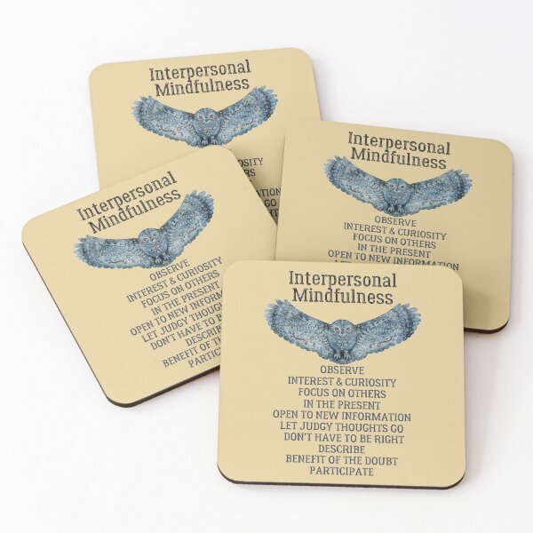 Item preview, Interpersonal Effectiveness: Mindfulness of others prompts. Friendships last longer when we are mindful. designed and sold by Orianah.