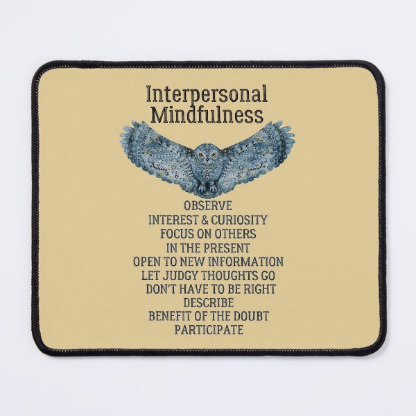 Item preview, Interpersonal Effectiveness: Mindfulness of others prompts. Friendships last longer when we are mindful. designed and sold by Orianah.