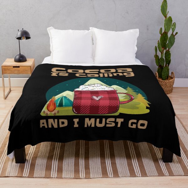 Item preview, Cocoa is Calling I Must Go Camping designed and sold by Maria Garcia.