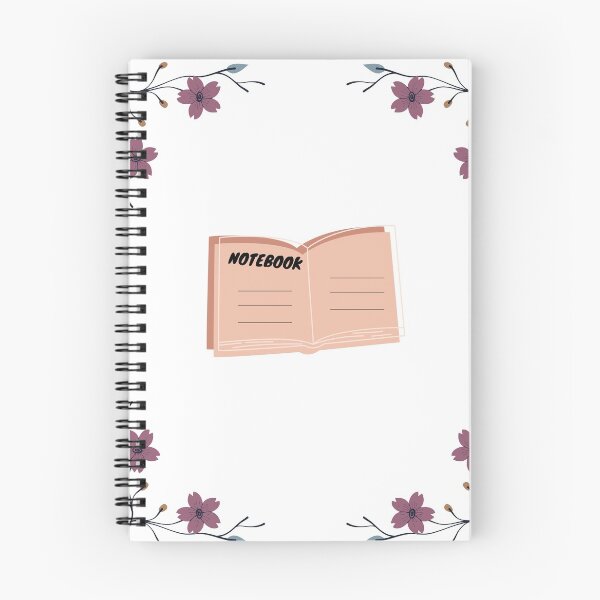 Item preview,  flower spiral notebook designed and sold by SheryfaEl.