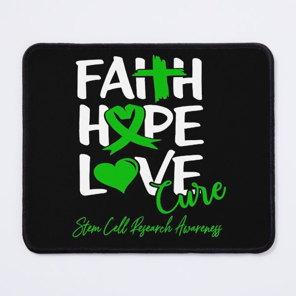 Item preview, Faith Hope Love Cure Stem Cell Research Awareness designed and sold by Grooffos.