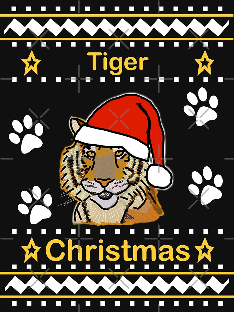 Ugly Holiday Sweaters Christmas Tiger