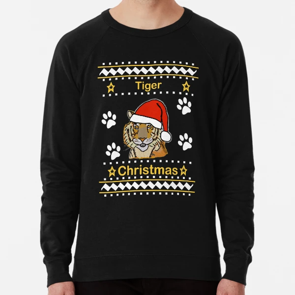 Tiger christmas sweater online