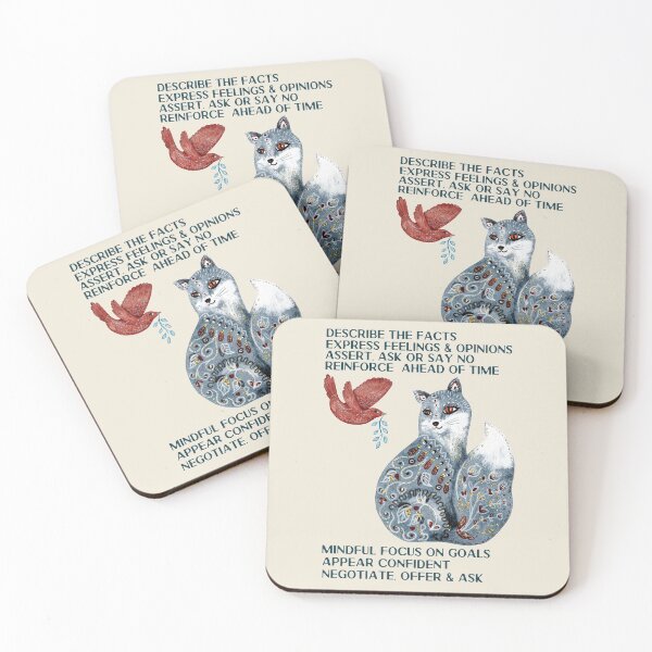 Item preview, Interpersonal Effectiveness: DEARMAN. Wise Mind, Walking the Middle Path designed and sold by Orianah.