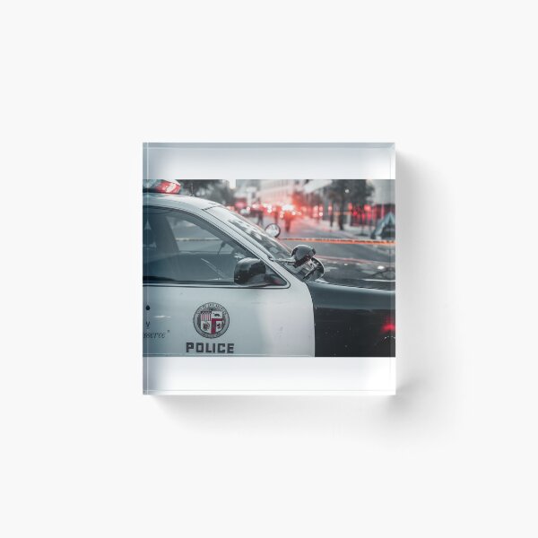 Item preview, police car street print designed and sold by trqffic.