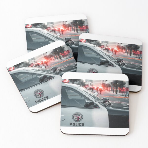 Item preview, police car street print designed and sold by trqffic.
