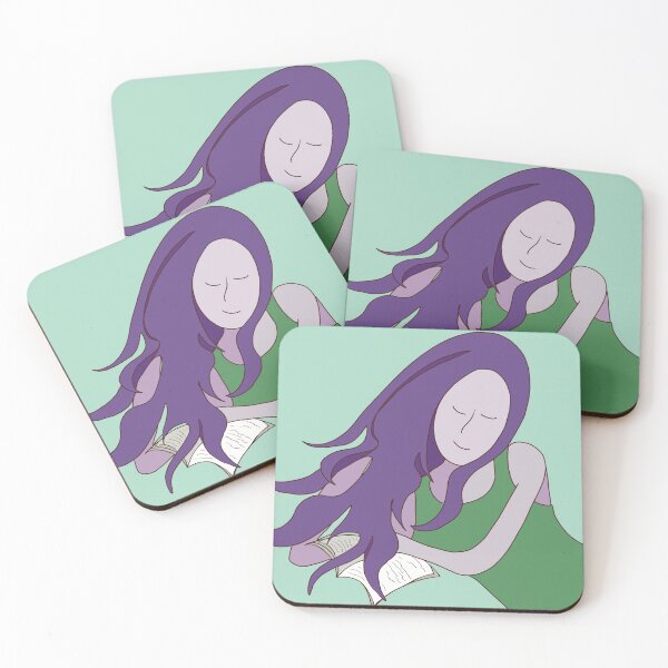 Item preview, Purple hair reader designed and sold by Shirlei  Barnes.