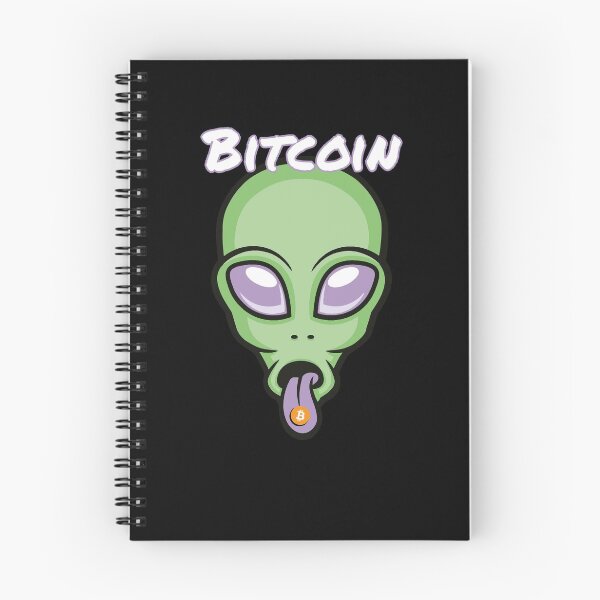 Item preview, Bitcoin Alien Crypto BTC Cryptocurrency UFO Space Moon designed and sold by Bitcoin-Fashion.