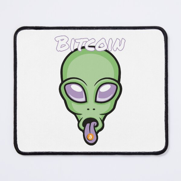 Item preview, Bitcoin Alien Crypto BTC Cryptocurrency UFO Space Moon designed and sold by Bitcoin-Fashion.