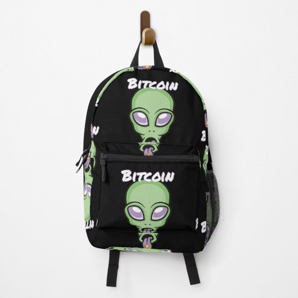 Item preview, Bitcoin Alien Crypto BTC Cryptocurrency UFO Space Moon designed and sold by Bitcoin-Fashion.