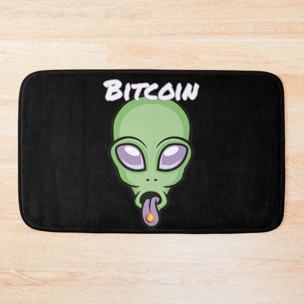 Item preview, Bitcoin Alien Crypto BTC Cryptocurrency UFO Space Moon designed and sold by Bitcoin-Fashion.