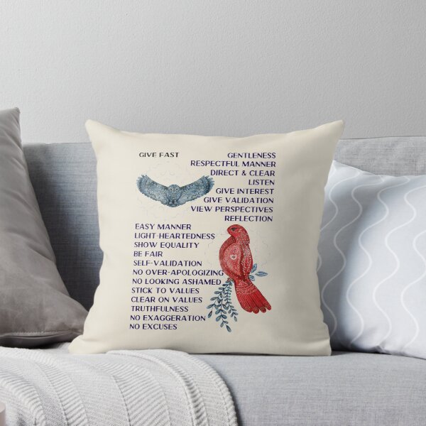 Item preview, Interpersonal Effectiveness: GIVE FAST. Wise Mind, Walking the Middle Path designed and sold by Orianah.