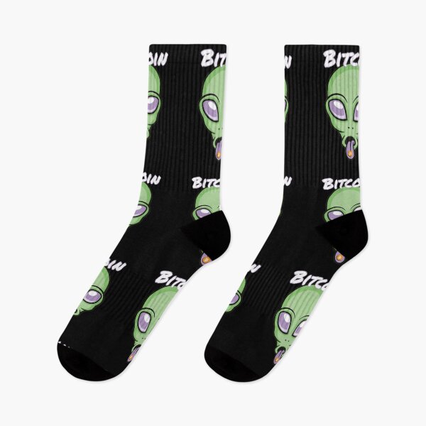 Item preview, Bitcoin Alien Crypto BTC Cryptocurrency UFO Space Moon designed and sold by Bitcoin-Fashion.