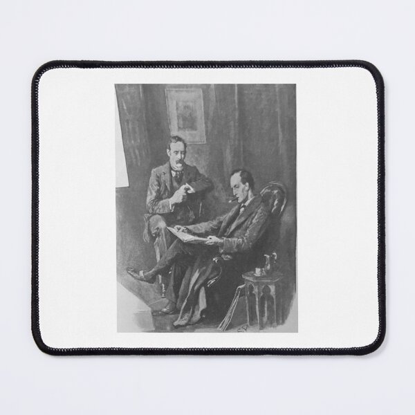 Item preview, Sherlock Holmes and Dr Watson sitting down  designed and sold by HughBoone.