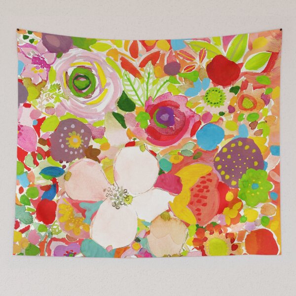 Item preview, Fun, Bold, Bright Abstract Floral  designed and sold by Sue Zipkin.