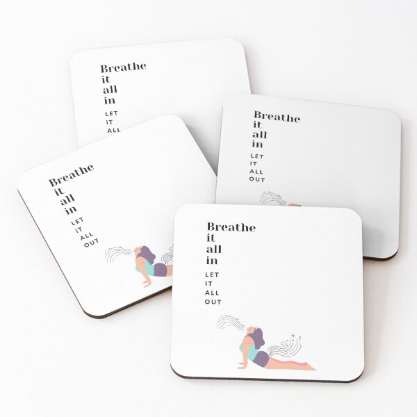 Item preview, Breathe it all in - Yoga - Updog designed and sold by Art-Coffee-Yoga.