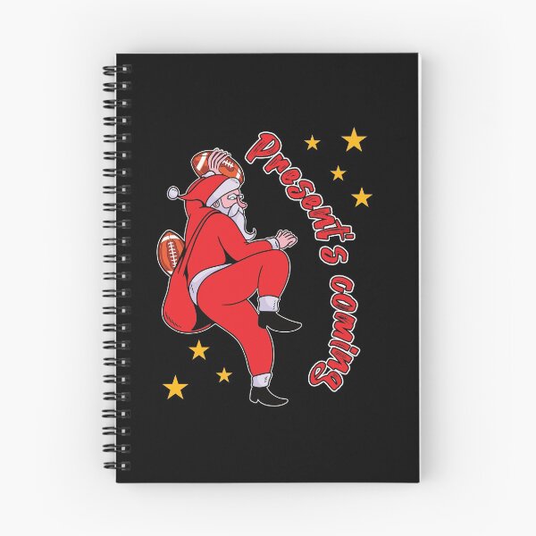 Item preview, Santa Clause throws football designed and sold by Shirt-Scheune.