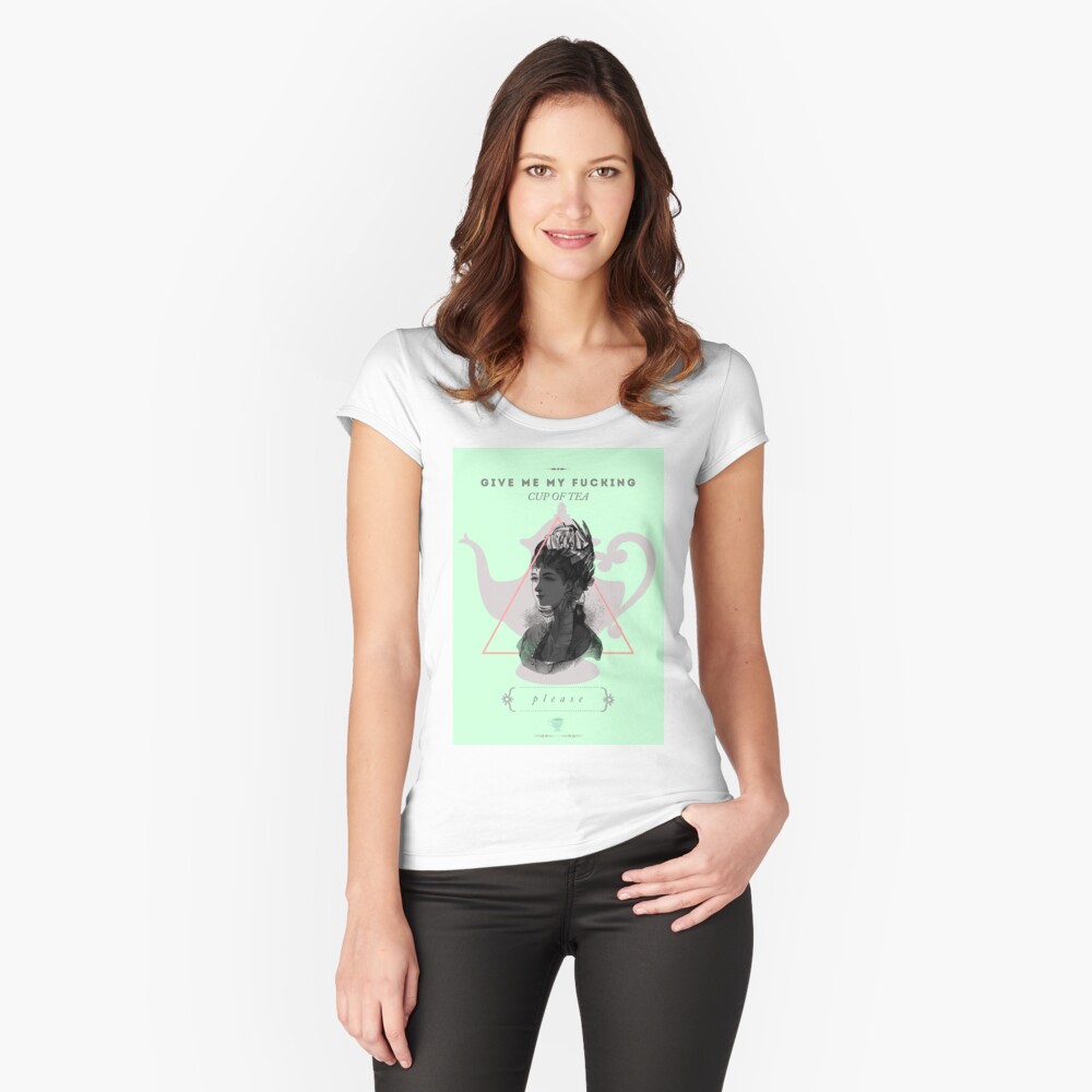 Item preview, Fitted Scoop T-Shirt designed and sold by elenarosa.