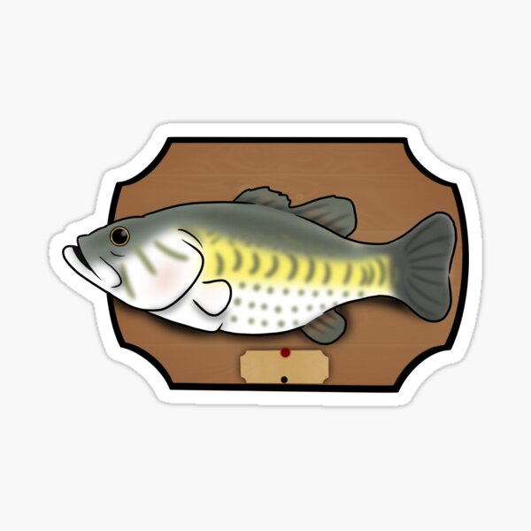 Sticker Big mouth fish