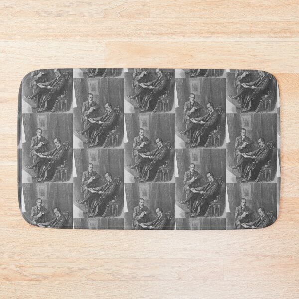 Item preview, Sherlock Holmes and Dr Watson sitting down  designed and sold by HughBoone.