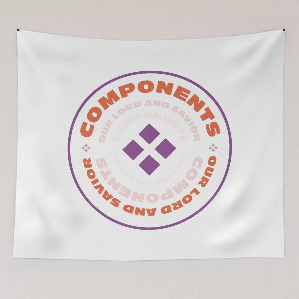 Item preview, Components, our lord and savior - Typography design designed and sold by Nikkokikko.