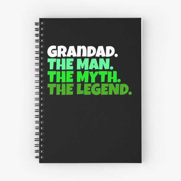 Item preview, GRANDAD THE MAN THE MYTH THE LEGEND T SHIRT designed and sold by thebeardedscot.