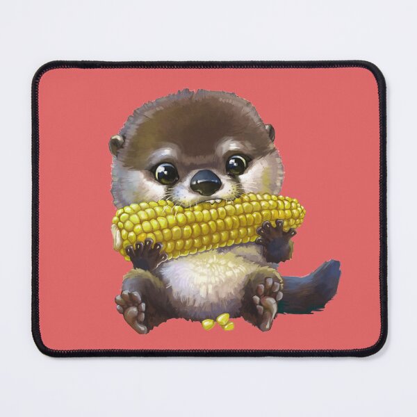 Item preview, Otter and corn designed and sold by Niti-Niti.