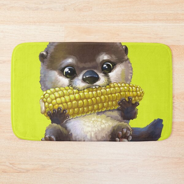 Item preview, Otter and corn designed and sold by Niti-Niti.
