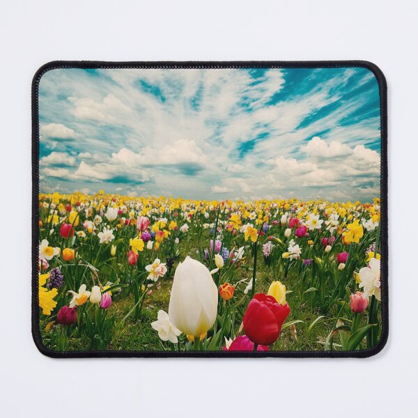 Item preview, Vintage tulip flower field in spring The Netherlands designed and sold by felinefeelings.