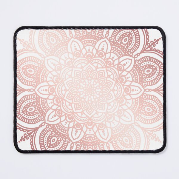 Item preview, Rose gold floral mandala designed and sold by felinefeelings.