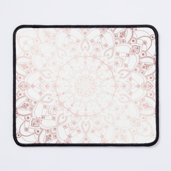 Item preview, Rose gold pink floral mandala designed and sold by felinefeelings.