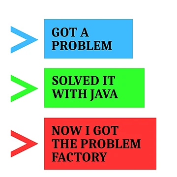 Artwork thumbnail, Java programming problem factory by altechy